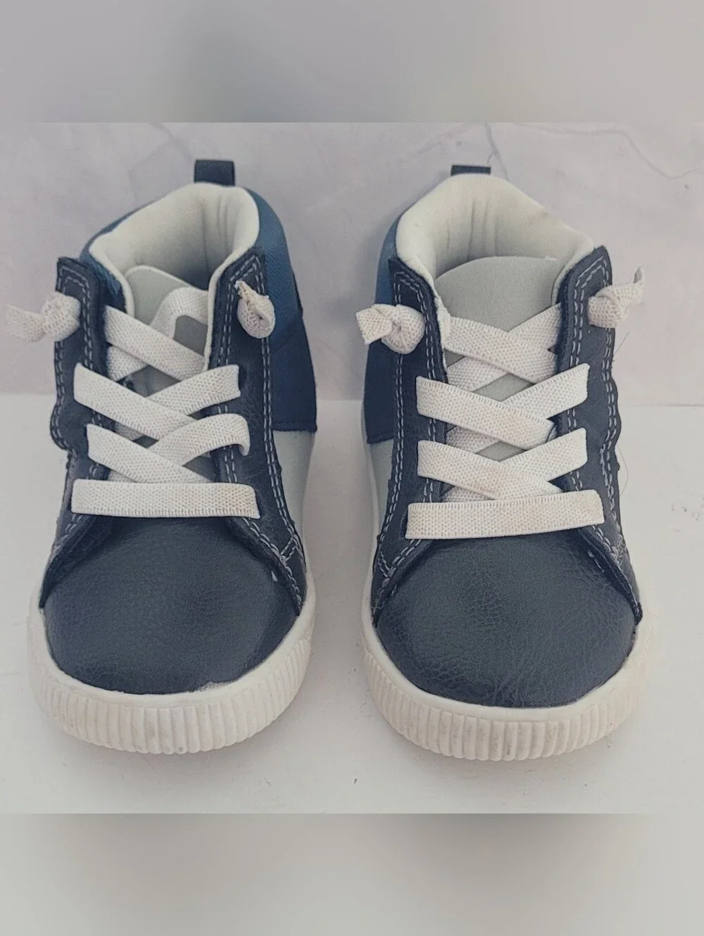 Carter's Navy and Light Gray High-Top Sneakers for Kids